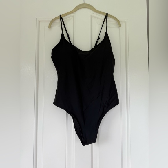 Other - Basic Black One Piece Swimsuit
